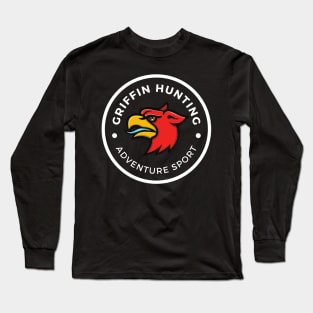 Griffin Hunting - Adventure Sport - Fantasy - Funny Long Sleeve T-Shirt